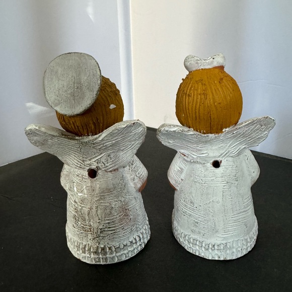 Vintage Terracotta Angels- Set of 2 - Picture 4 of 5